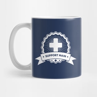 "Support Main" Gaming Emblem Mug